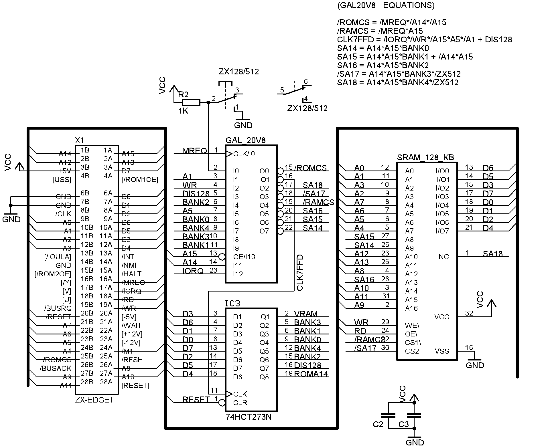 Zx spectrum схема